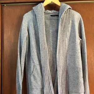 Hooded cardigan